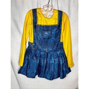 Female Minions Costume Child Size Small Dress Only